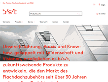 Tablet Screenshot of bst-gmbh.de